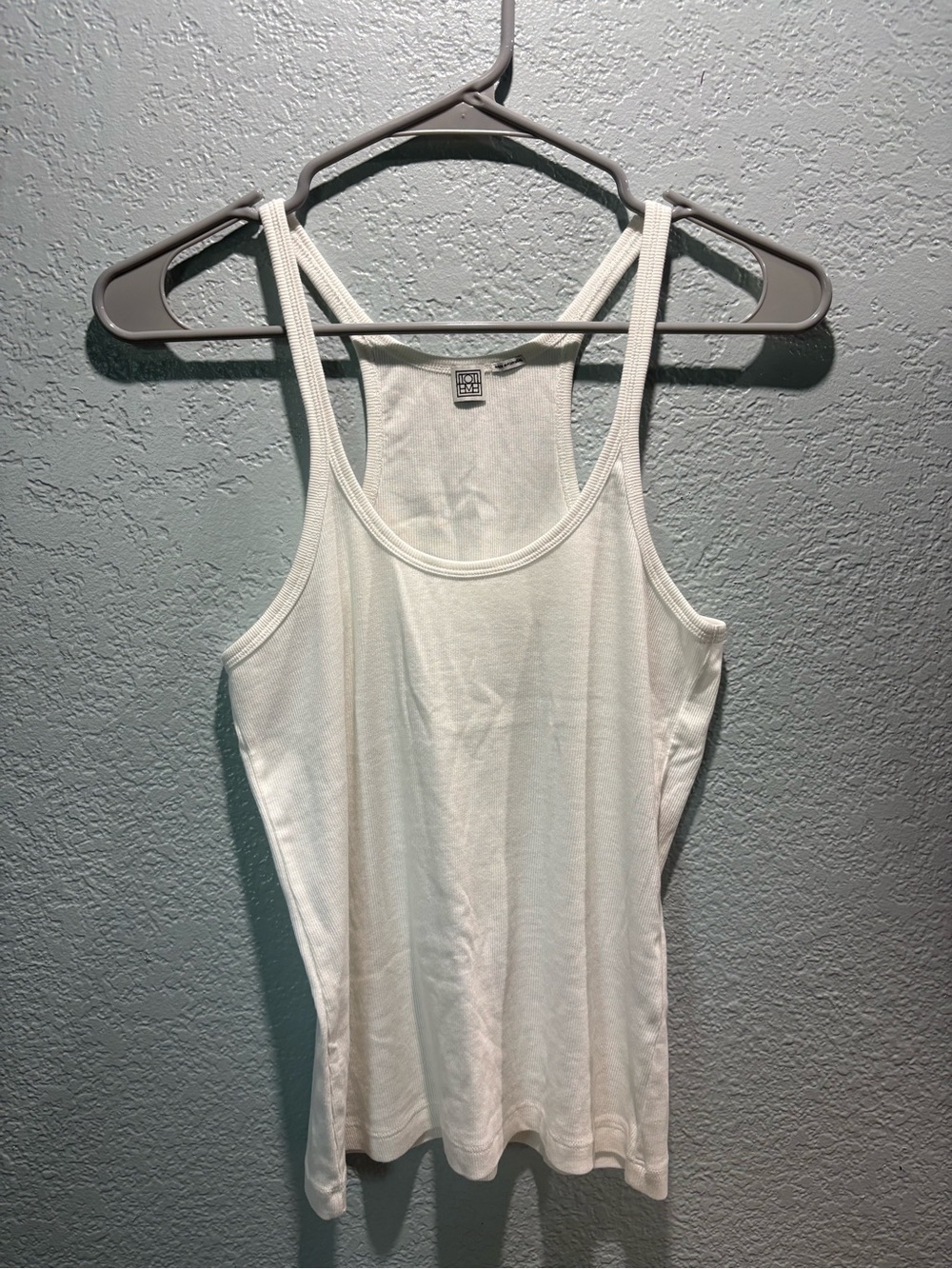 Toteme Double-Strap White Tank Top